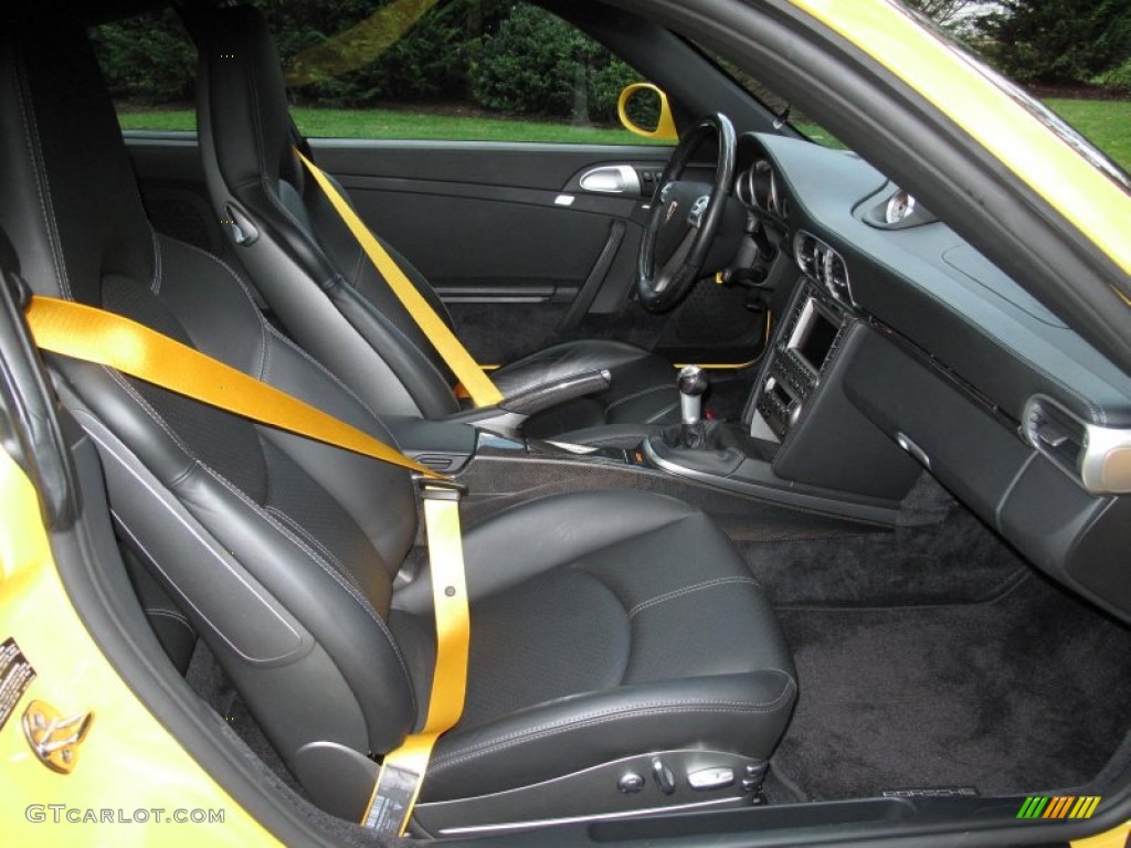 2007 911 Turbo Coupe - Speed Yellow / Black photo #14