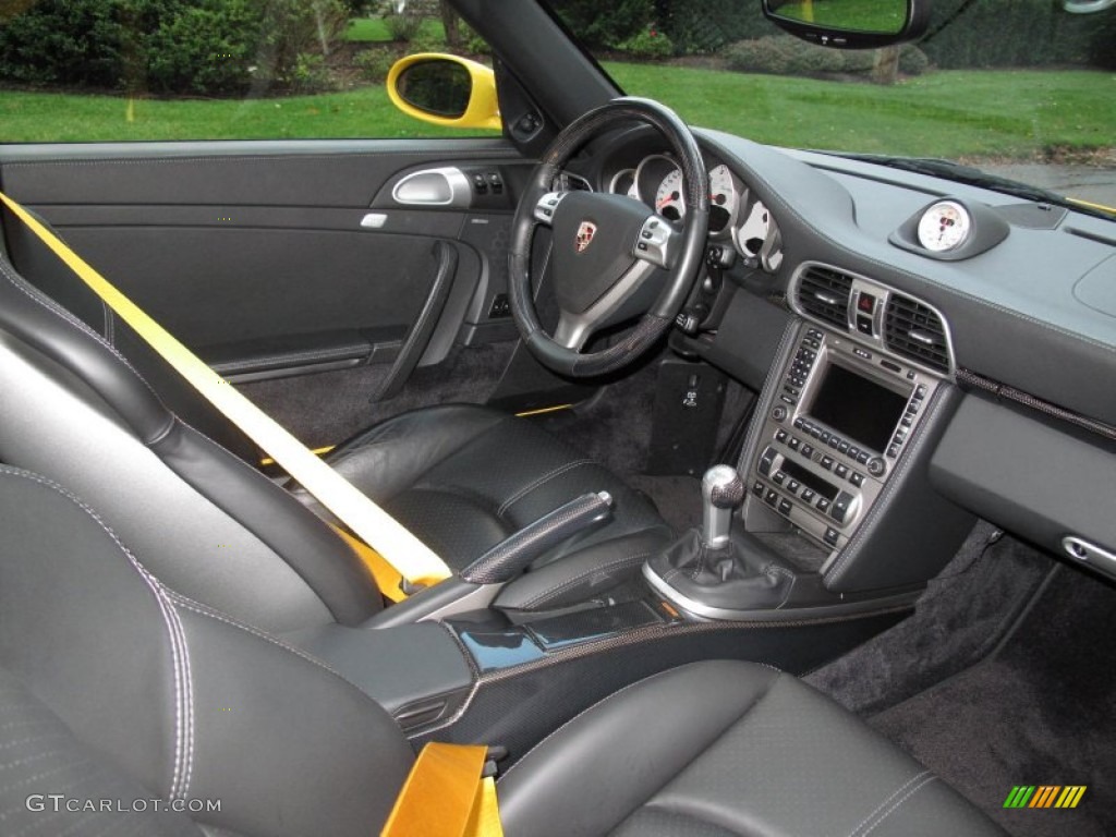 2007 911 Turbo Coupe - Speed Yellow / Black photo #16