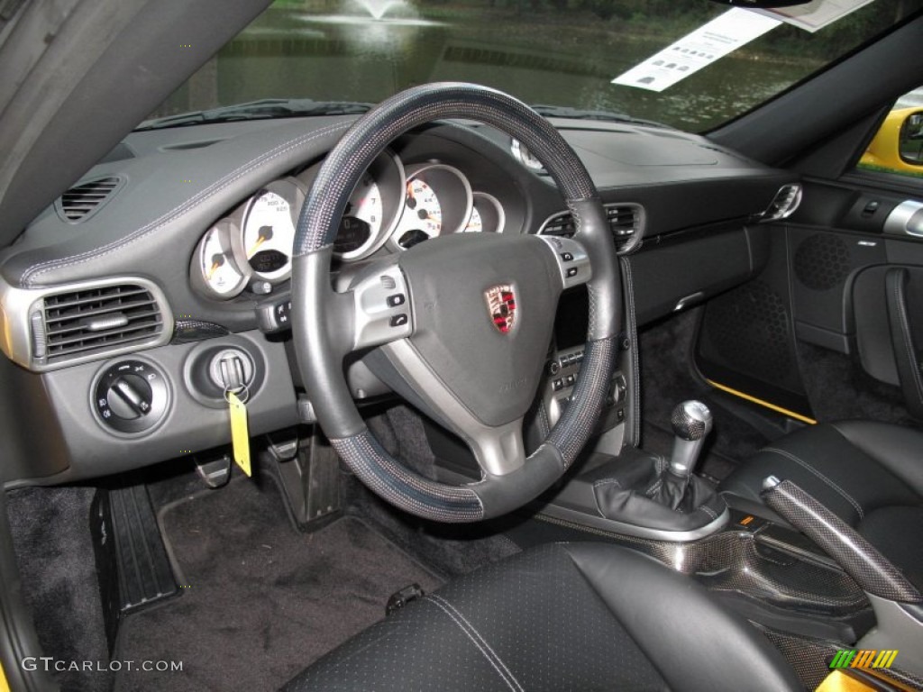 2007 911 Turbo Coupe - Speed Yellow / Black photo #18