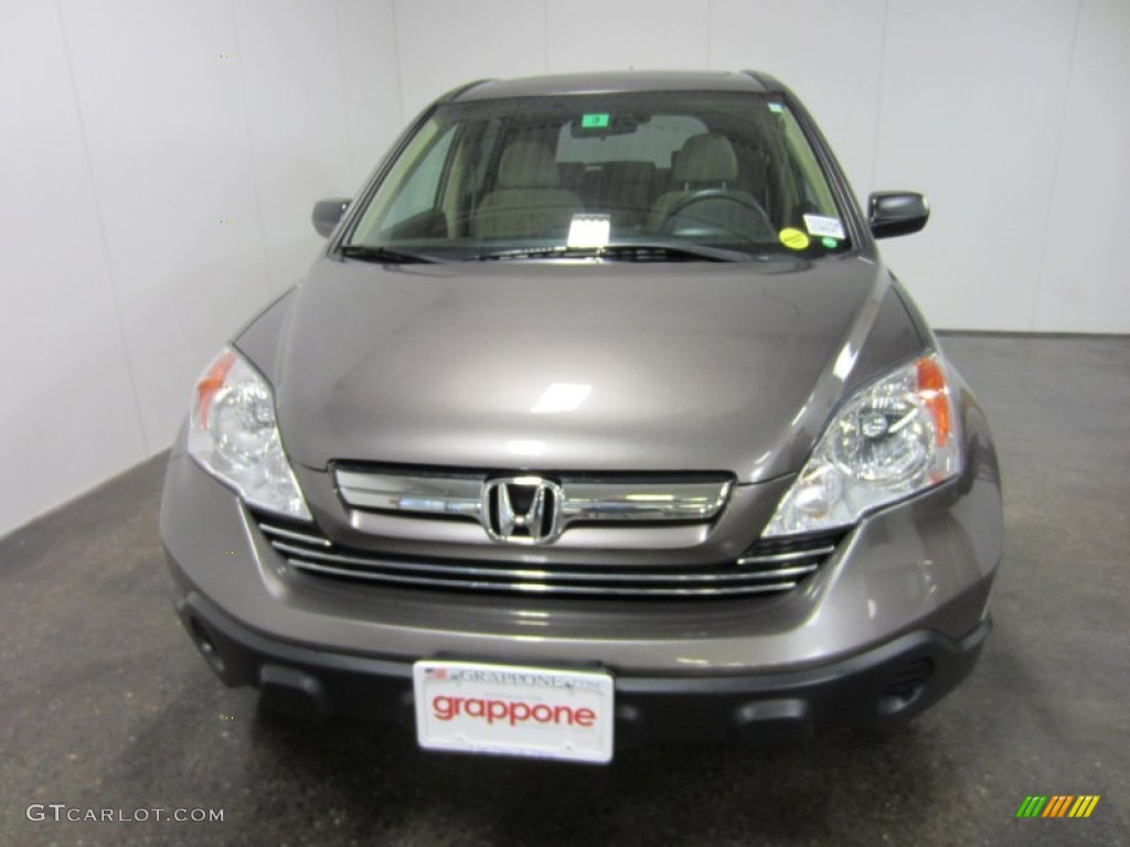 2009 CR-V EX 4WD - Urban Titanium Metallic / Ivory photo #2
