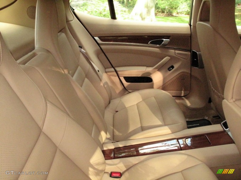 Luxor Beige Interior 2011 Porsche Panamera 4 Photo #55511027