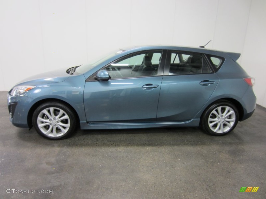 Gunmetal Blue Mica 2011 Mazda MAZDA3 s Grand Touring 5 Door Exterior Photo #55511336