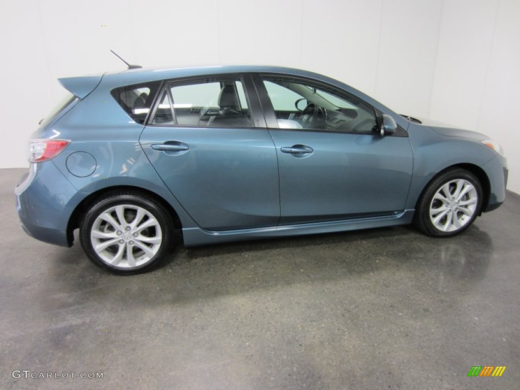 2011 MAZDA3 s Grand Touring 5 Door - Gunmetal Blue Mica / Black photo #13