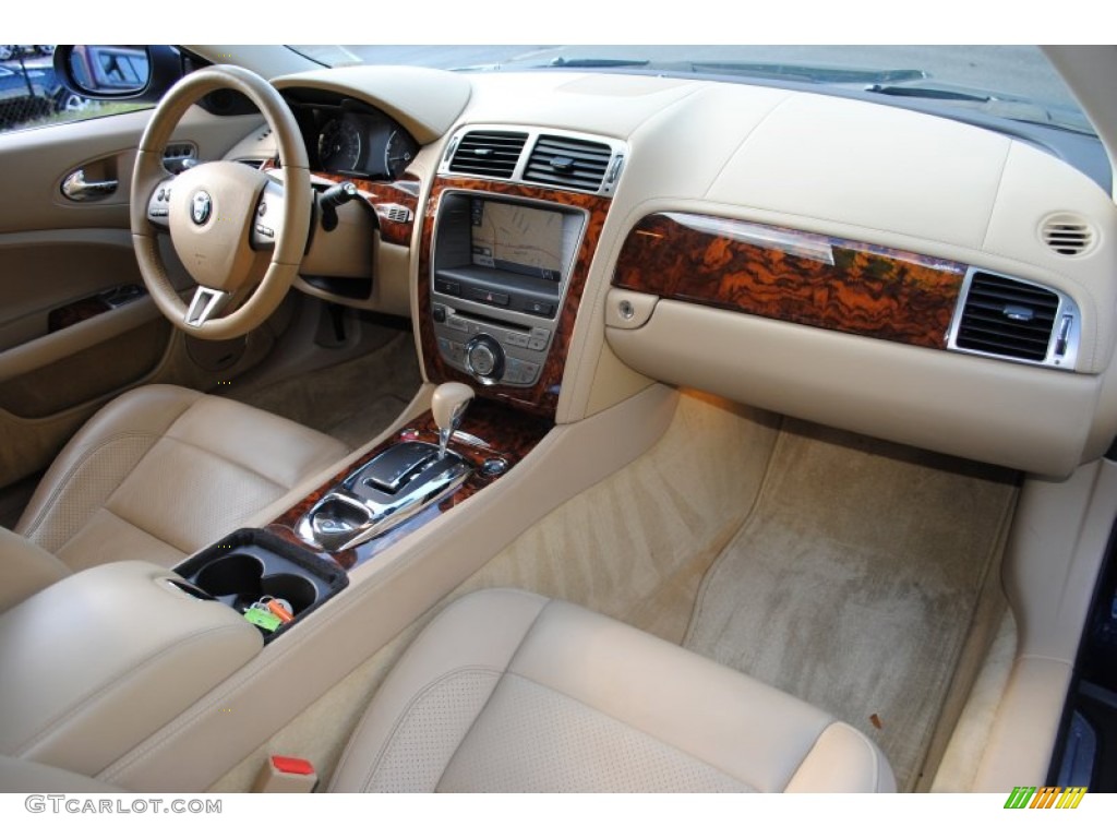 2008 Jaguar XK XK8 Convertible Caramel Dashboard Photo #55512209