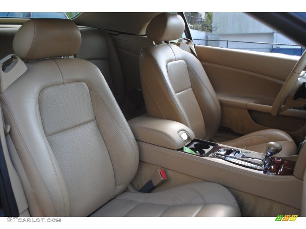 Caramel Interior 2008 Jaguar XK XK8 Convertible Photo #55512224