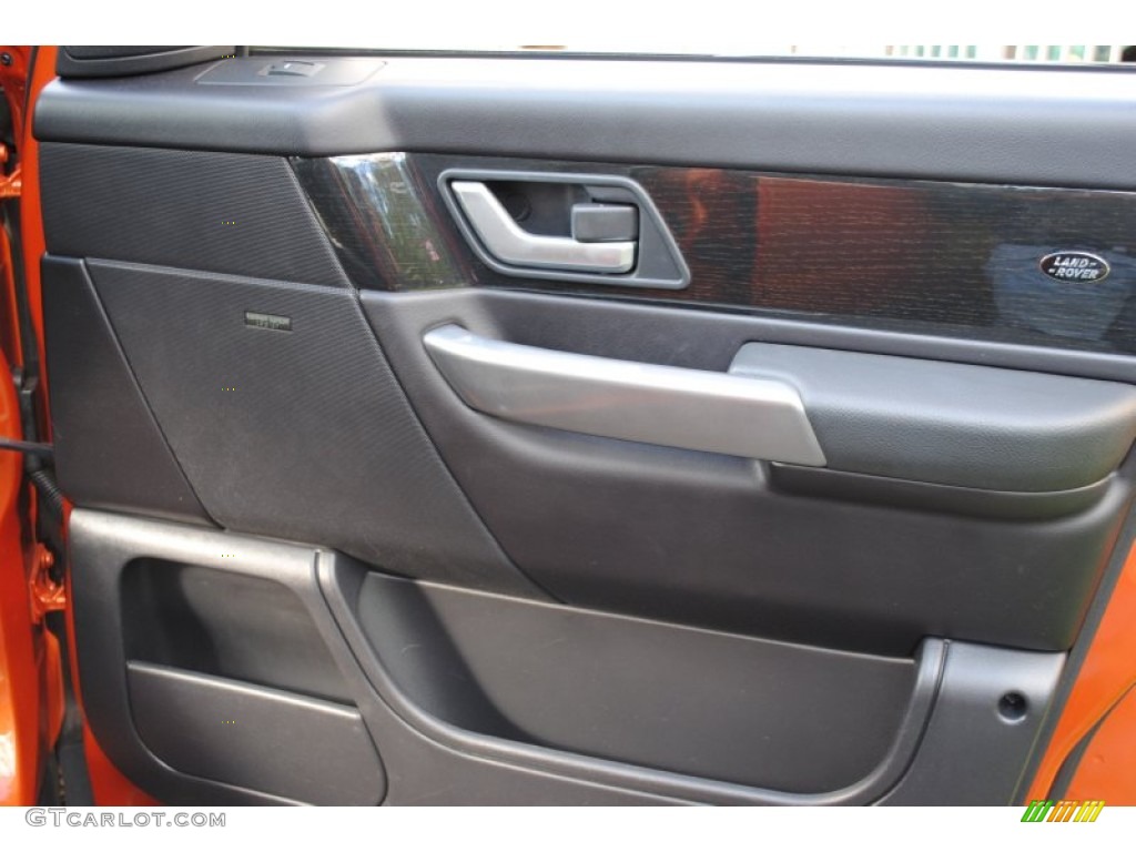 2006 Range Rover Sport Supercharged - Vesuvius Orange Metallic / Ebony Black photo #9