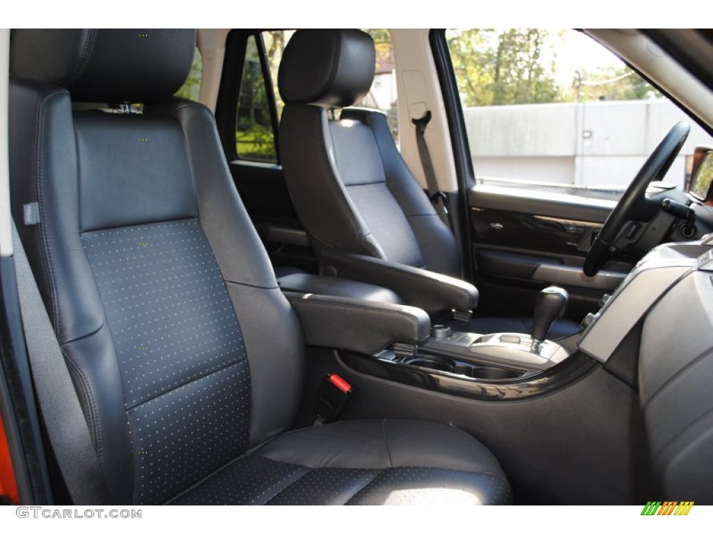 Ebony Black Interior 2006 Land Rover Range Rover Sport Supercharged Photo #55512407