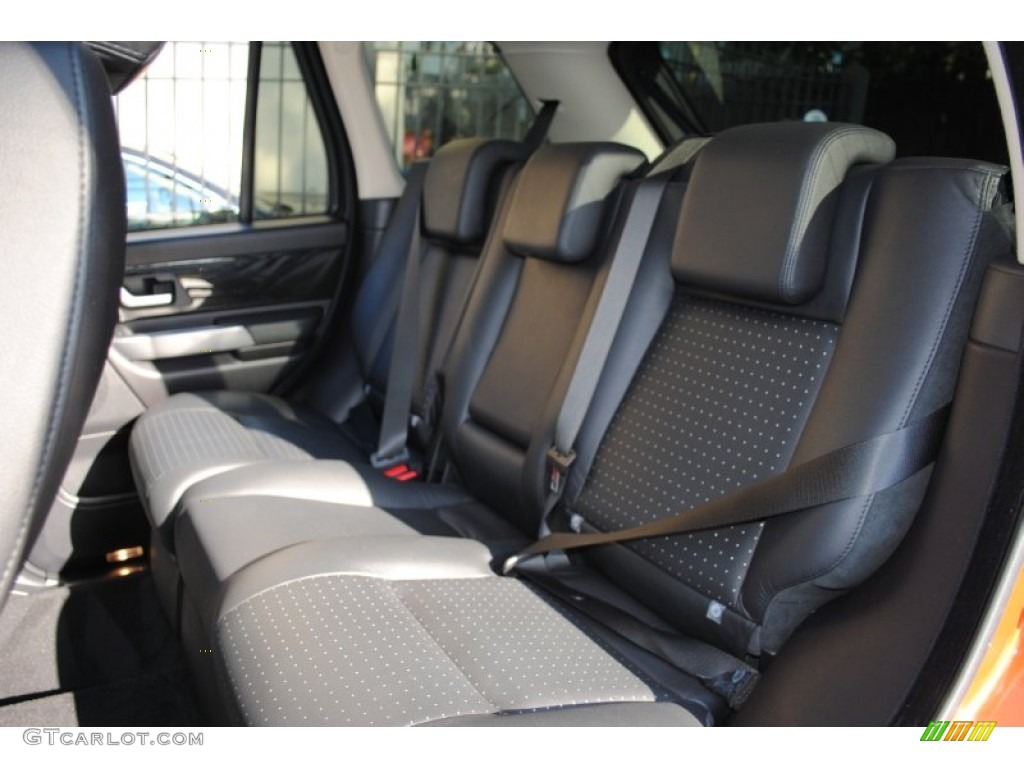 Ebony Black Interior 2006 Land Rover Range Rover Sport Supercharged Photo #55512469
