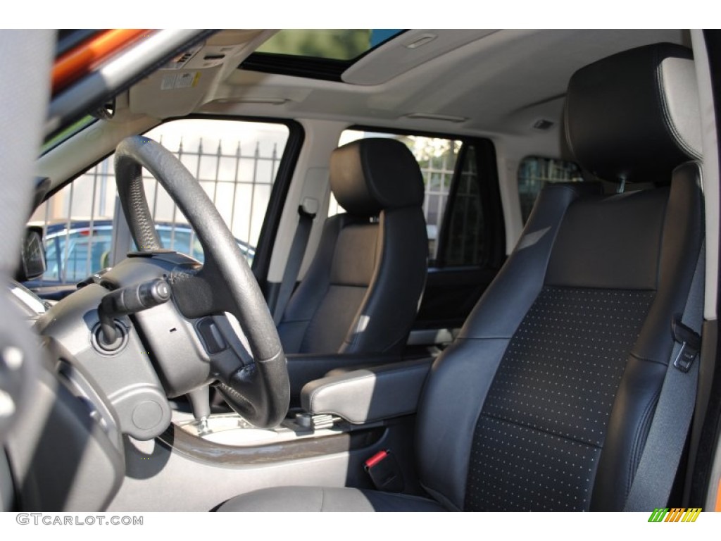 Ebony Black Interior 2006 Land Rover Range Rover Sport Supercharged Photo #55512489