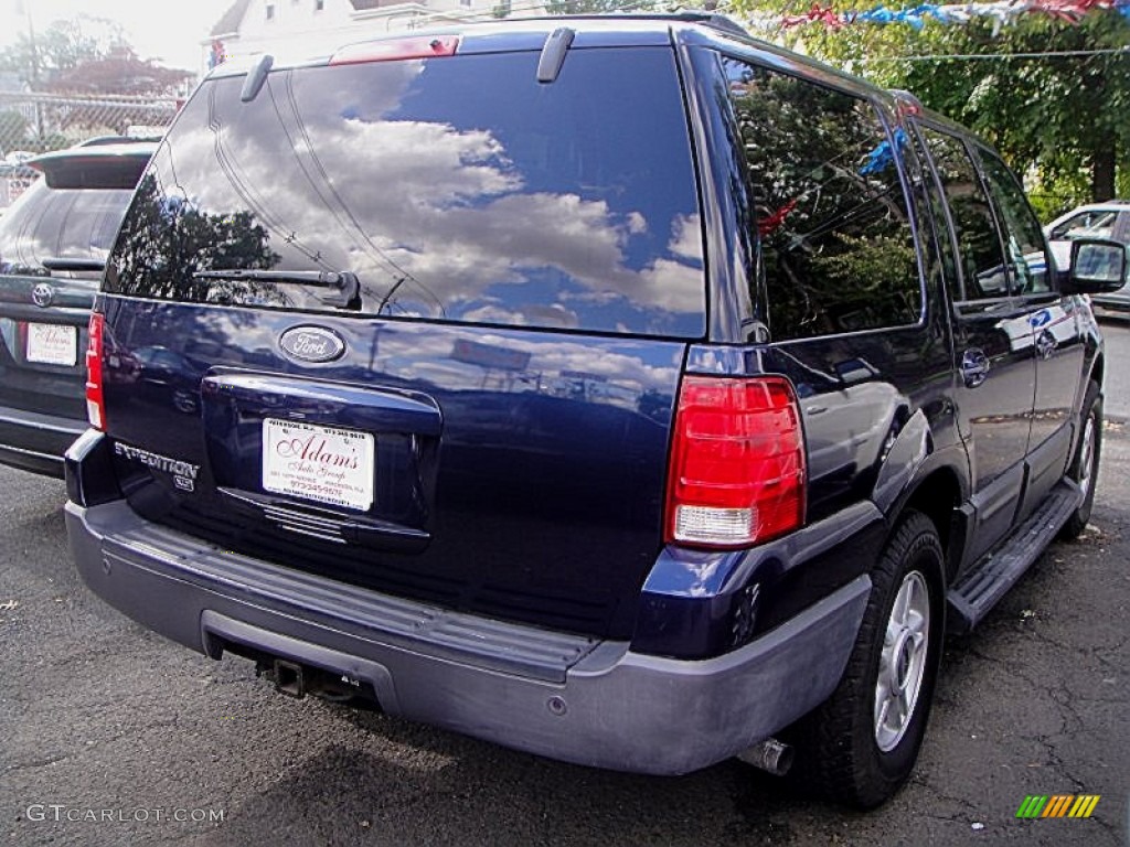 2003 Expedition XLT 4x4 - True Blue Metallic / Medium Parchment photo #4