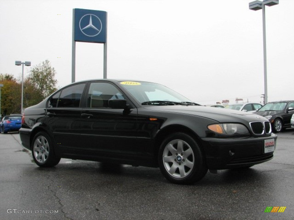 2003 3 Series 325xi Sedan - Jet Black / Sand photo #3