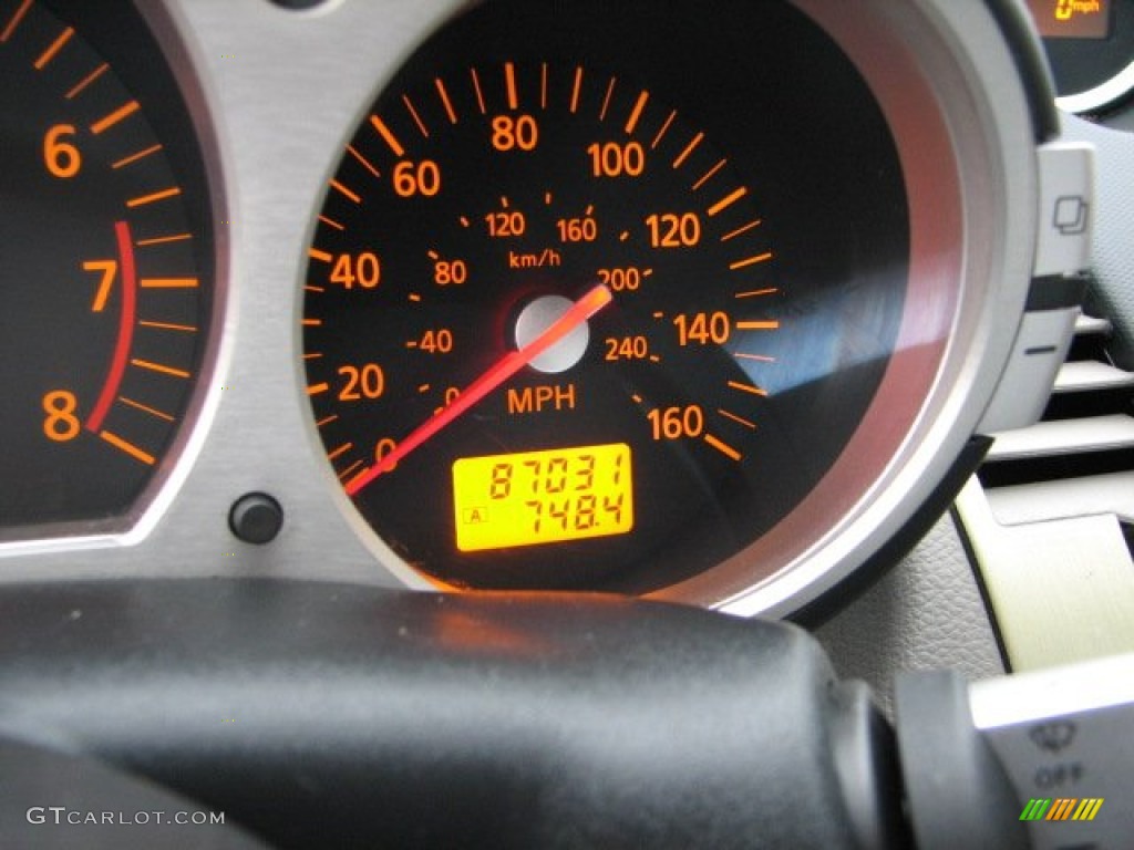 2004 350Z Touring Roadster - Daytona Blue Metallic / Frost photo #11