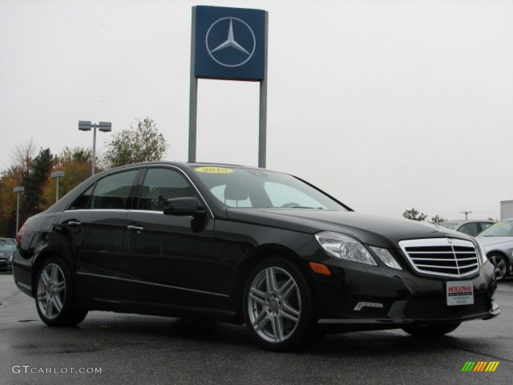 Black 2010 Mercedes-Benz E 350 4Matic Sedan Exterior Photo #55515410
