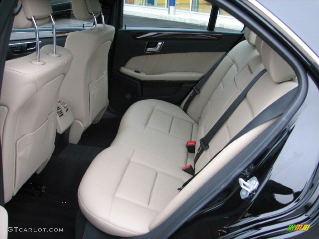 Almond Beige Interior 2010 Mercedes-Benz E 350 4Matic Sedan Photo #55515437