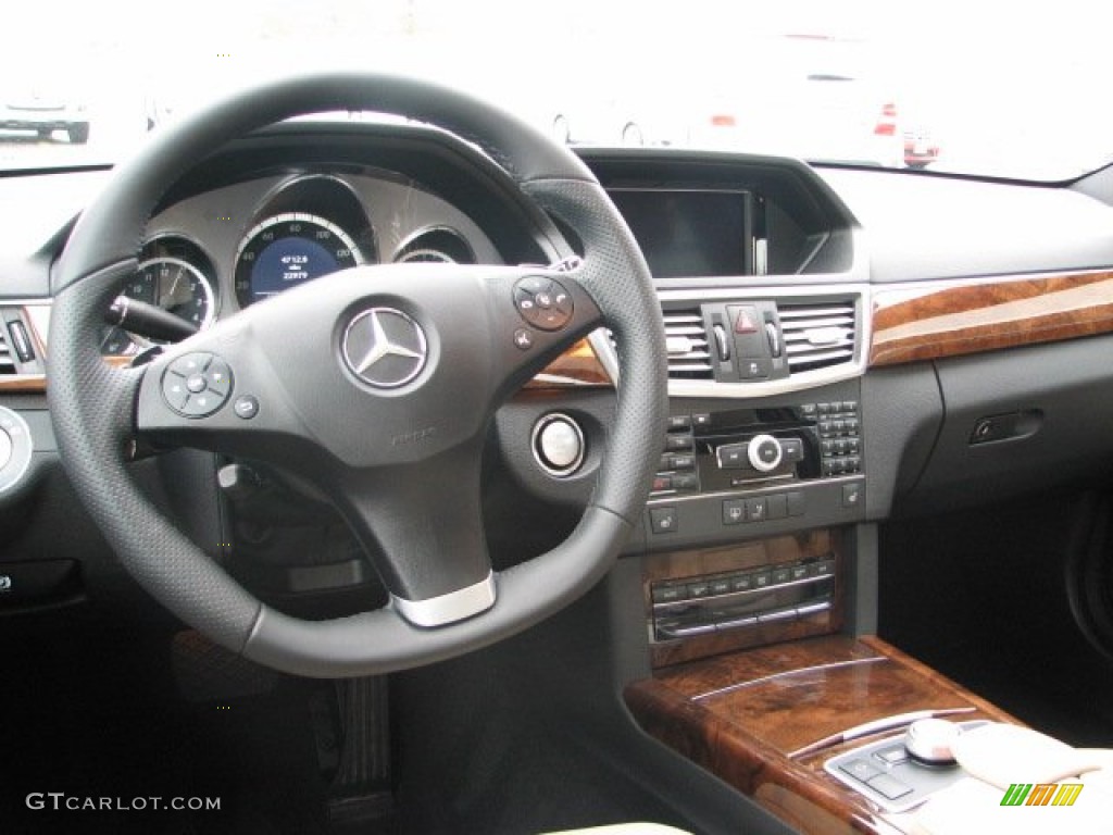 2010 Mercedes-Benz E 350 4Matic Sedan Almond Beige Dashboard Photo #55515443