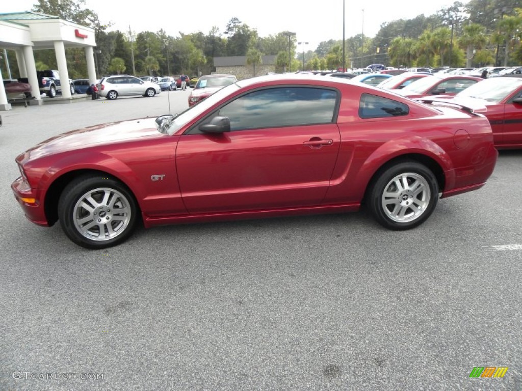 2006 Mustang GT Deluxe Coupe - Redfire Metallic / Dark Charcoal photo #2