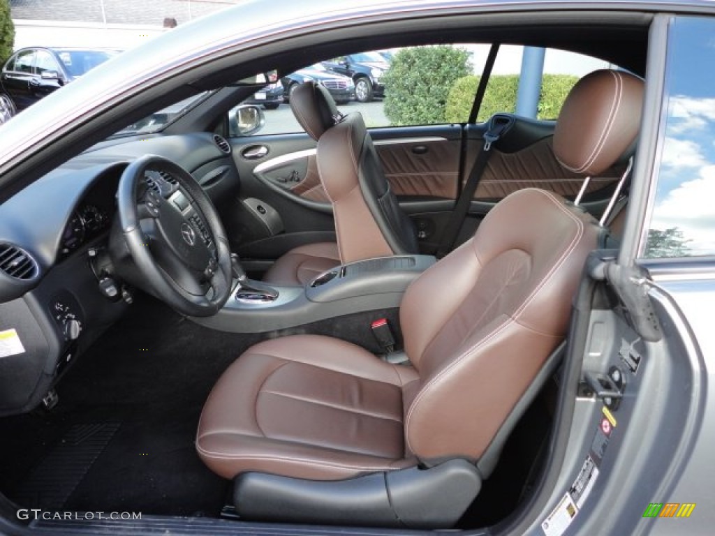 Tobacco Brown Interior 2009 Mercedes-Benz CLK 350 Grand Edition Coupe Photo #55516855
