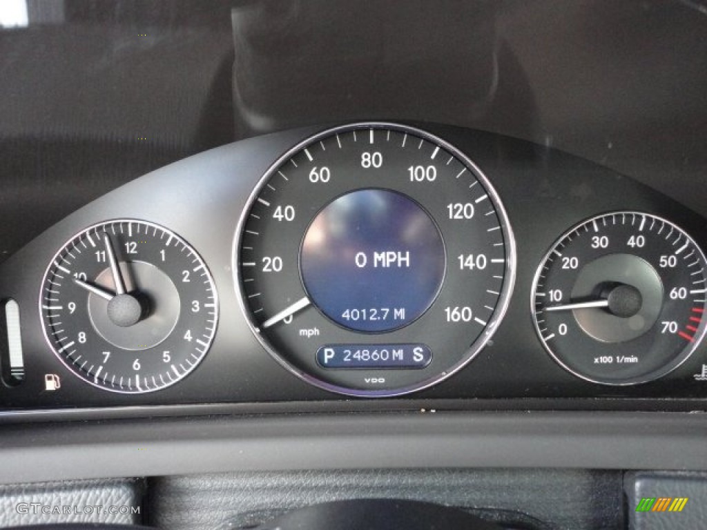 2009 Mercedes-Benz CLK 350 Grand Edition Coupe Gauges Photo #55516898