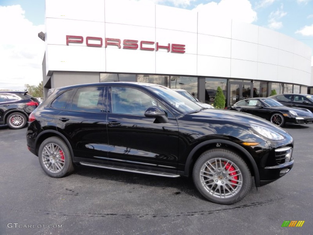 Jet Black Metallic 2012 Porsche Cayenne Turbo Exterior Photo #55516930