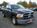 2011 Brilliant Black Crystal Pearl Dodge Ram 1500 SLT Quad Cab 4x4  photo #3