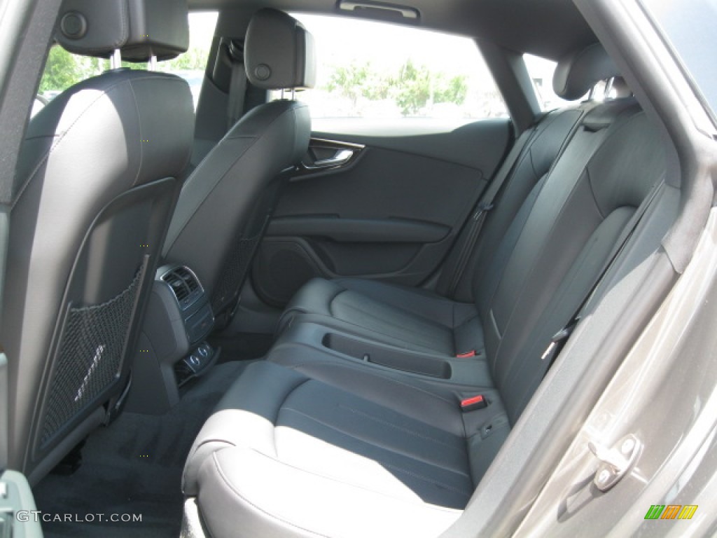 Black Interior 2012 Audi A7 3.0T quattro Premium Plus Photo #55519385