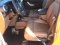 Black/Dark Saddle Interior Photo for 2012 Jeep Wrangler Unlimited #55519398