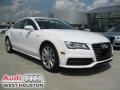 Ibis White - A7 3.0T quattro Prestige Photo No. 1