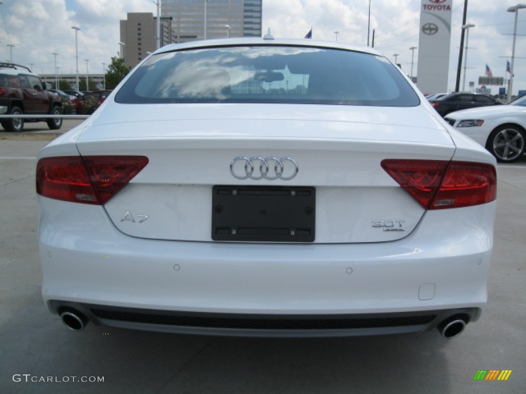 Ibis White 2012 Audi A7 3.0T quattro Prestige Exterior Photo #55519433