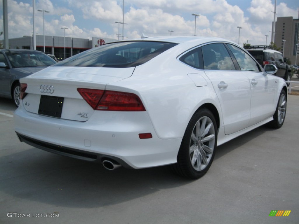 Ibis White 2012 Audi A7 3.0T quattro Prestige Exterior Photo #55519442