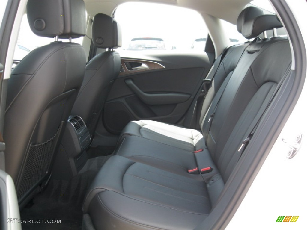 Black Interior 2012 Audi A6 3.0T quattro Sedan Photo #55519542