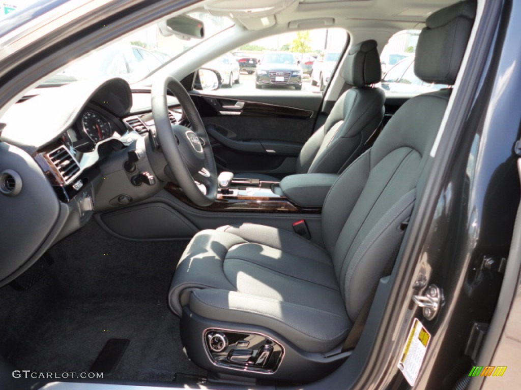 Black Interior 2012 Audi A8 L 4.2 quattro Photo #55519598