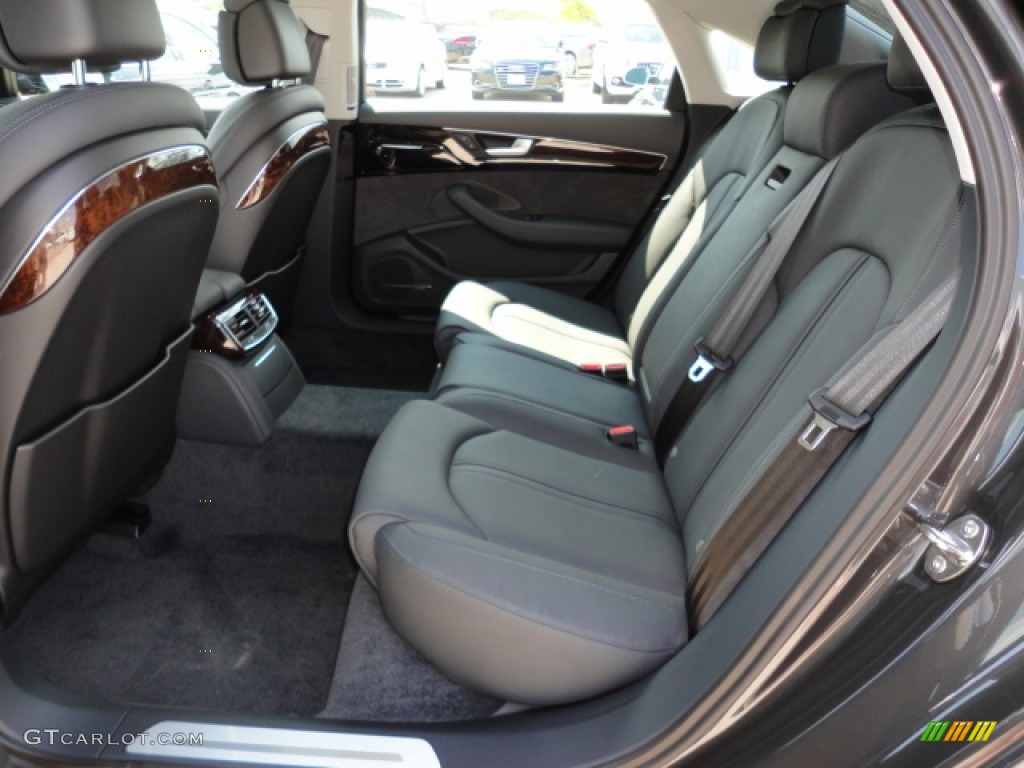 Black Interior 2012 Audi A8 L 4.2 quattro Photo #55519609
