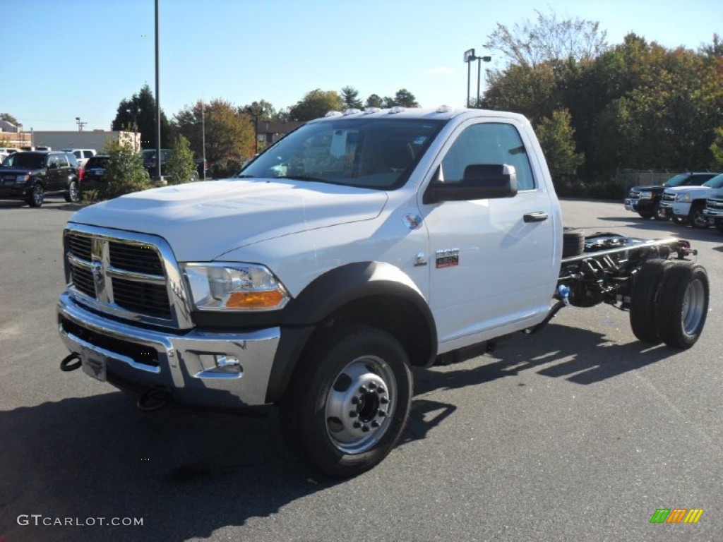 2012 Ram 4500 HD ST Regular Cab Chassis - Bright White / Dark Slate/Medium Graystone photo #1