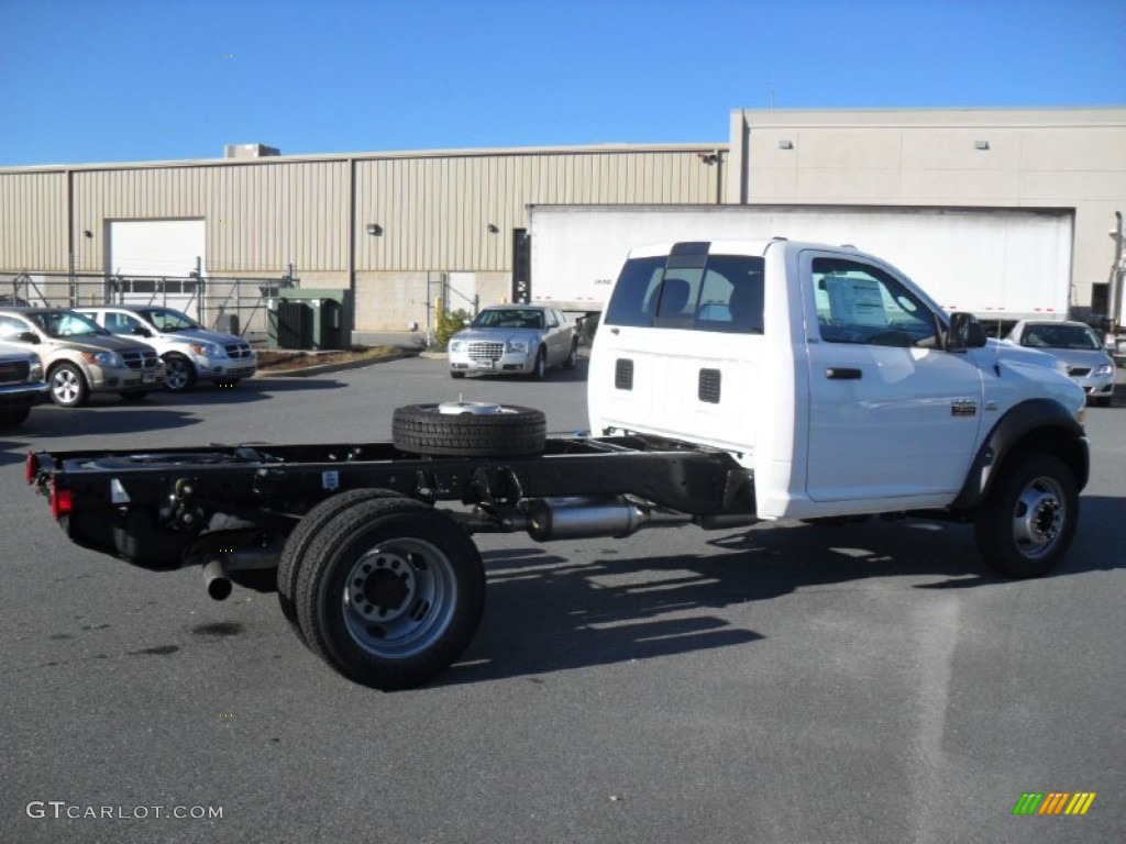 Bright White 2012 Dodge Ram 4500 HD ST Regular Cab Chassis Exterior Photo #55519817