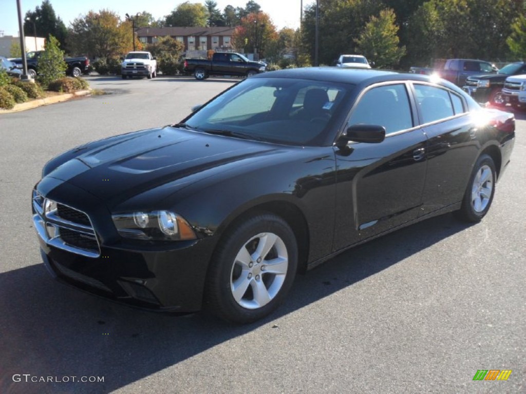 Pitch Black Dodge Charger