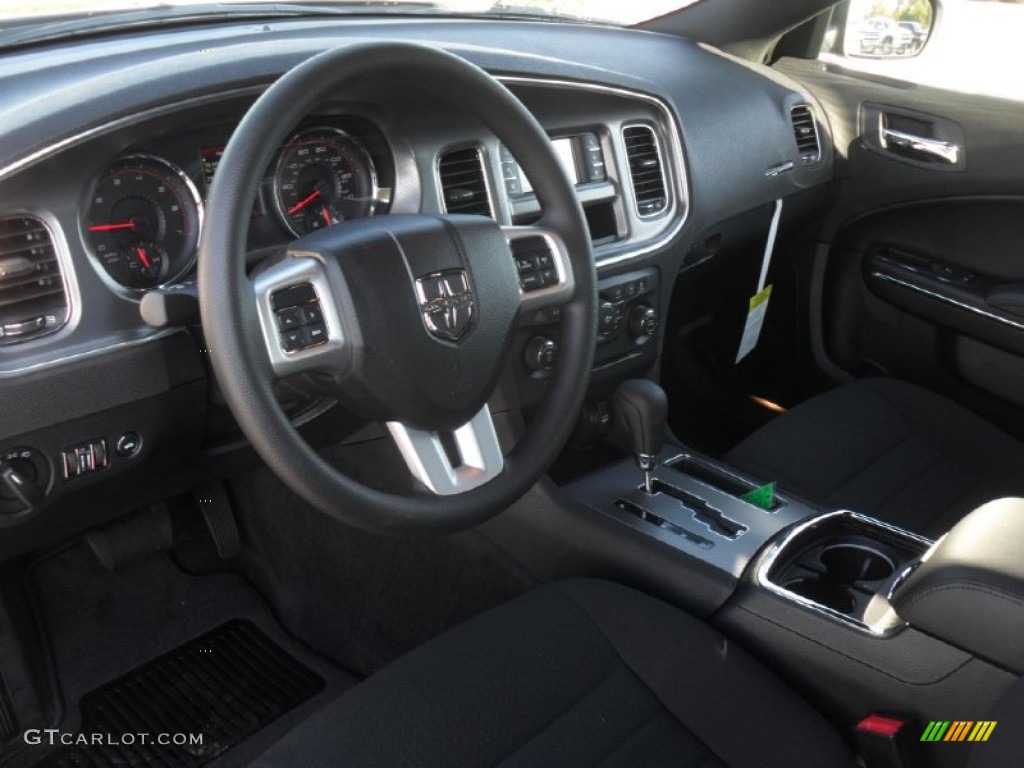 2012 Dodge Charger SE Black Dashboard Photo #55520189