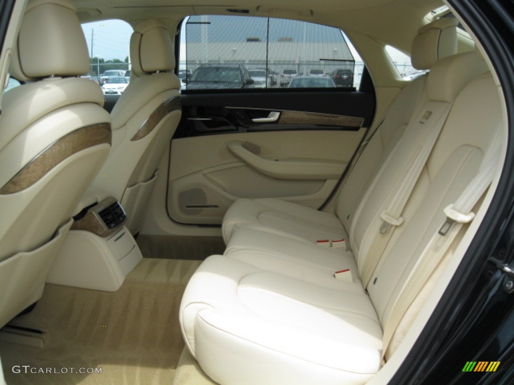 Silk Beige Interior 2012 Audi A8 L 4.2 quattro Photo #55520291