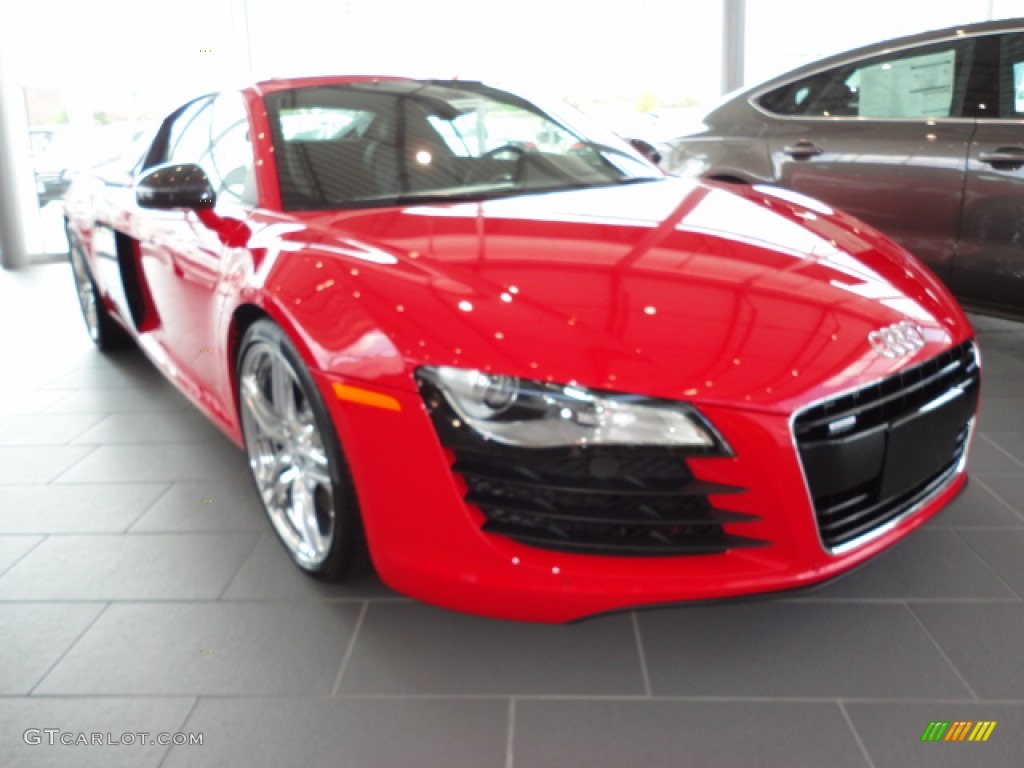 Brilliant Red 2012 Audi R8 4.2 FSI quattro Exterior Photo #55520417