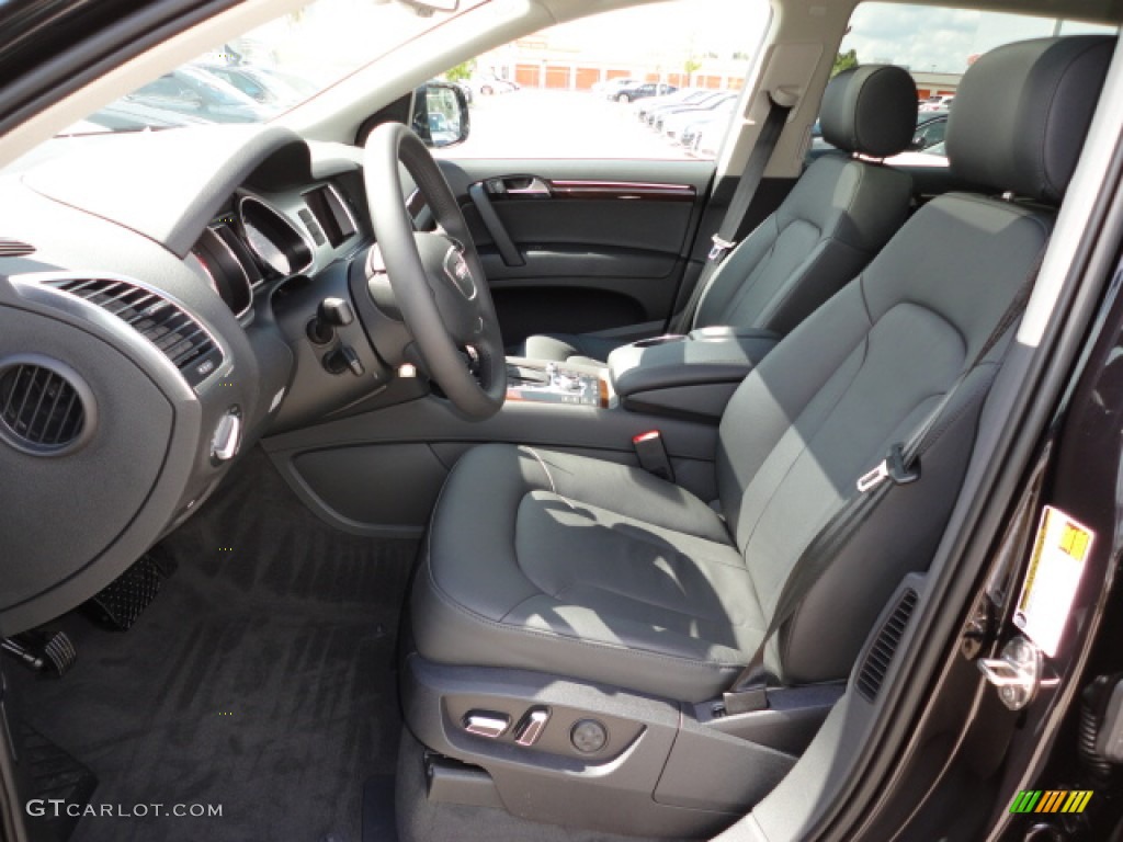 Black Interior 2012 Audi Q7 3.0 TDI quattro Photo #55520531