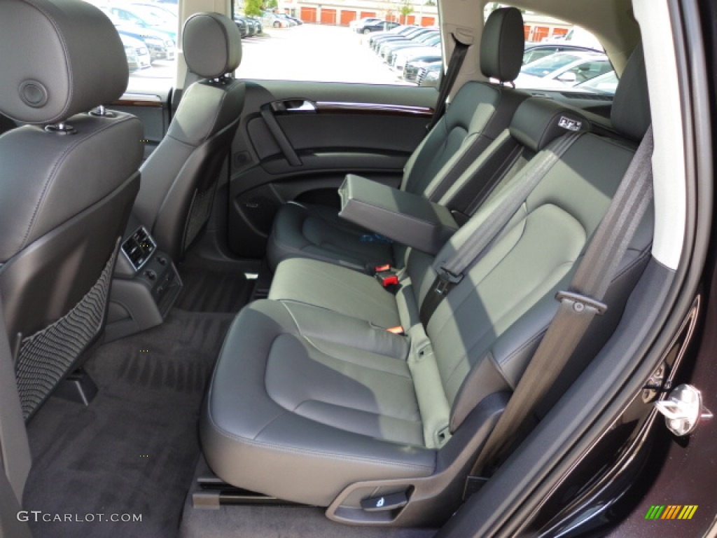 Black Interior 2012 Audi Q7 3.0 TDI quattro Photo #55520540