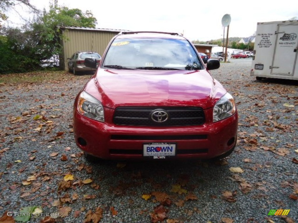 2007 RAV4 4WD - Barcelona Red Pearl / Ash Gray photo #2