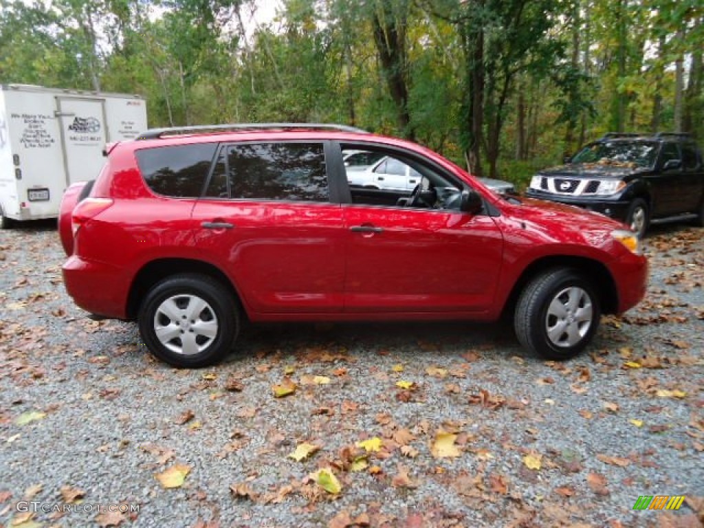 2007 RAV4 4WD - Barcelona Red Pearl / Ash Gray photo #8