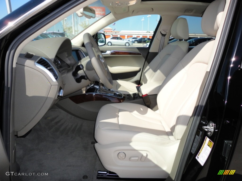Cardamom Beige Interior 2012 Audi Q5 3.2 FSI quattro Photo #55520801