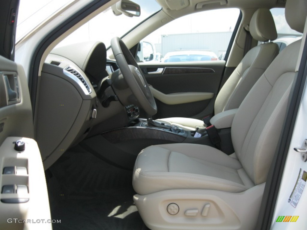 Cardamom Beige Interior 2012 Audi Q5 3.2 FSI quattro Photo #55520870