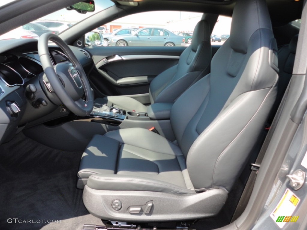 Black Interior 2012 Audi S5 4.2 FSI quattro Coupe Photo #55521132