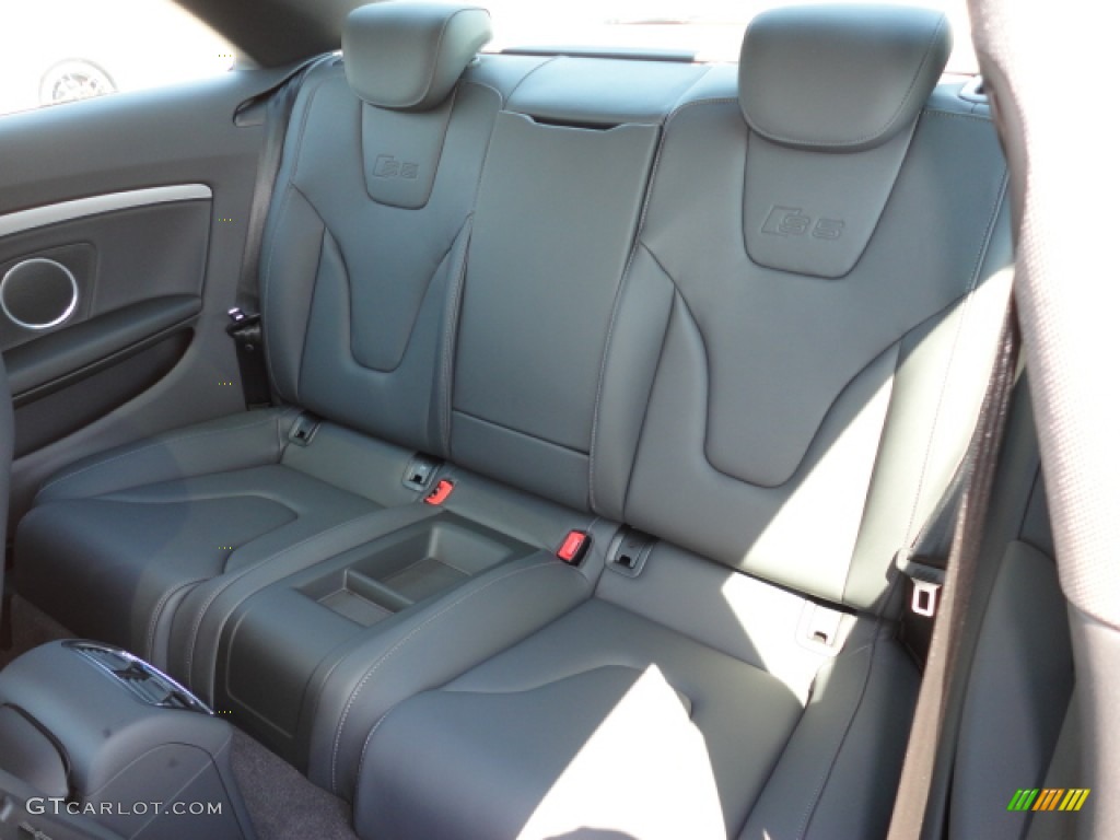 Black Interior 2012 Audi S5 4.2 FSI quattro Coupe Photo #55521142