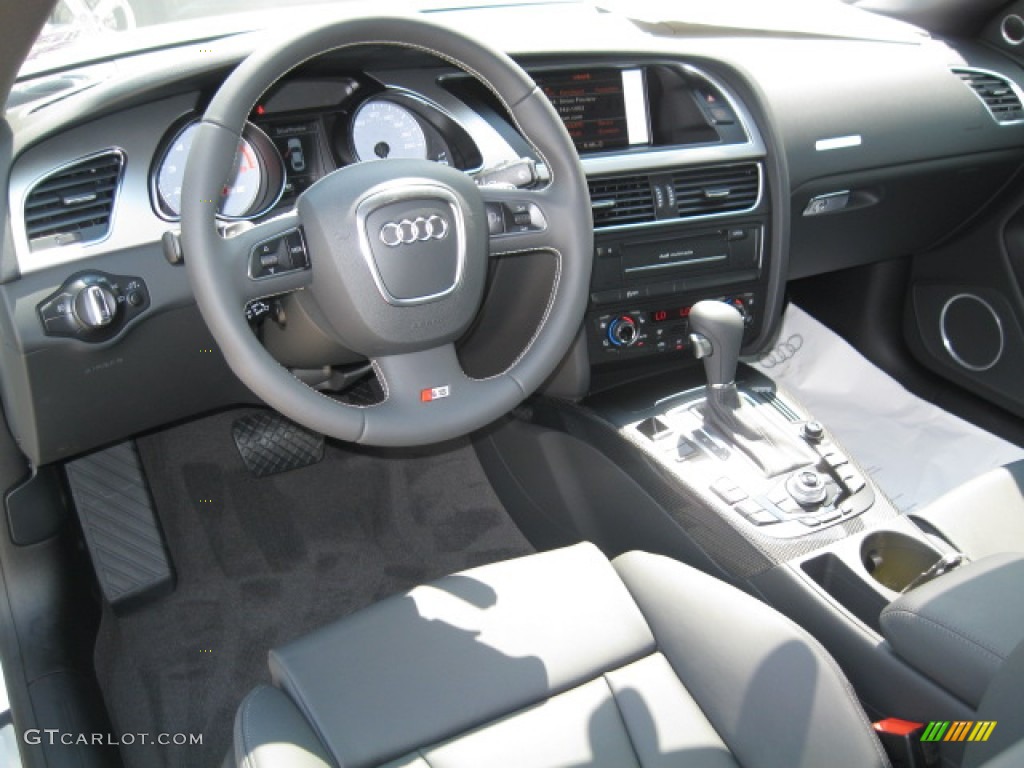 Black Interior 2012 Audi S5 4.2 FSI quattro Coupe Photo #55521233