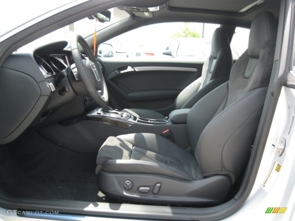 Black Interior 2012 Audi S5 4.2 FSI quattro Coupe Photo #55521292
