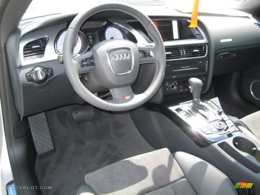2012 Audi S5 4.2 FSI quattro Coupe Black Dashboard Photo #55521299