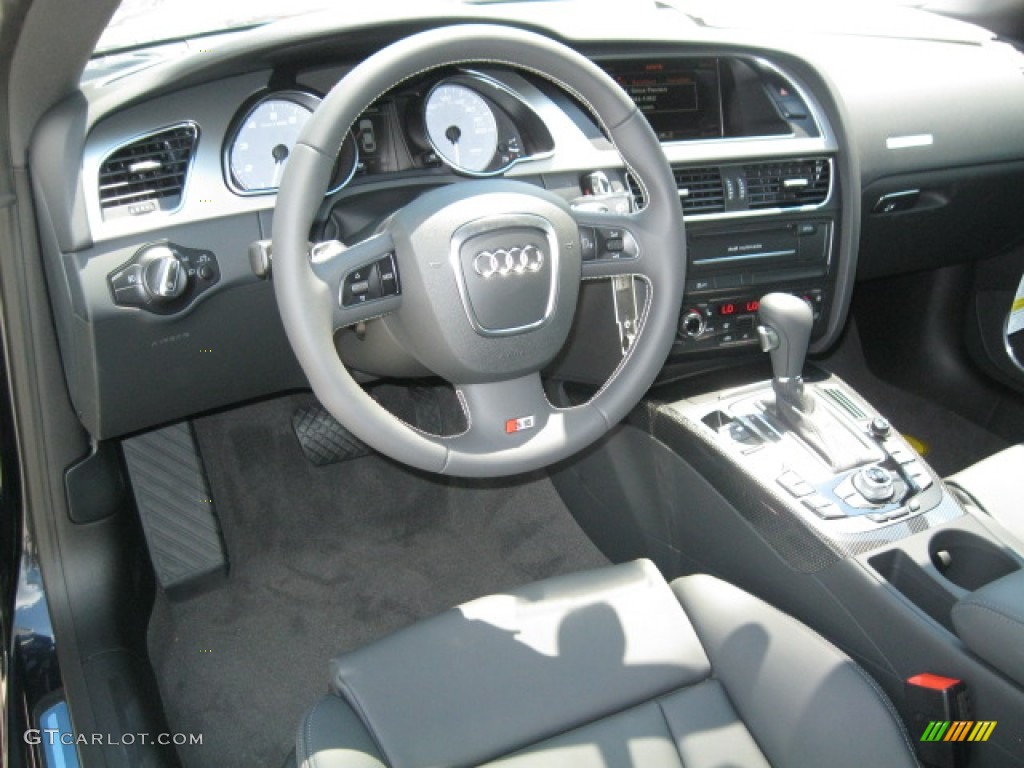 2012 Audi S5 4.2 FSI quattro Coupe Black Dashboard Photo #55521380